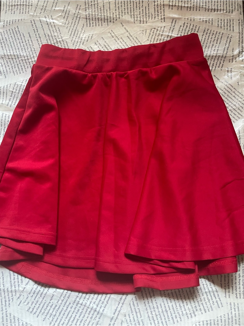 Spirit Halloween Red Skirt